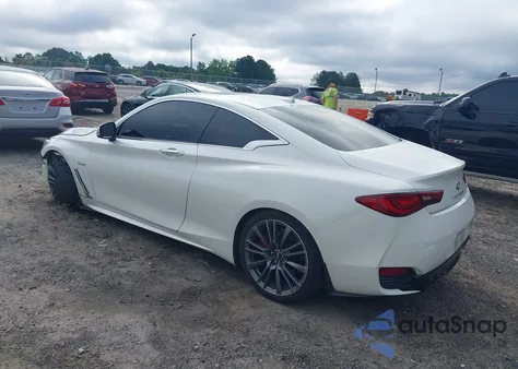 2017 Infiniti Q60 3.0T Red Sport 400 z USA, uszkodzony, nr VIN JN1FV7EK1HM610415